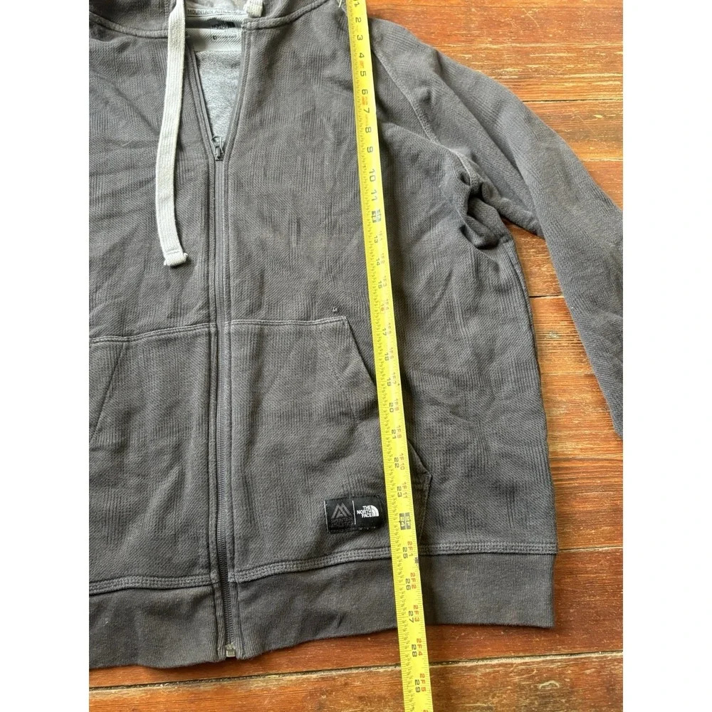 The North Face Hoodie Mens XL Gray Mountain Athletics Full Zip Fleece Jacket